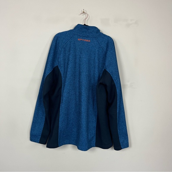 MEN’S SPYDER ZIP UP JACKET IN BLUE AND ORANGE SIZE XL - Picture 7 of 15